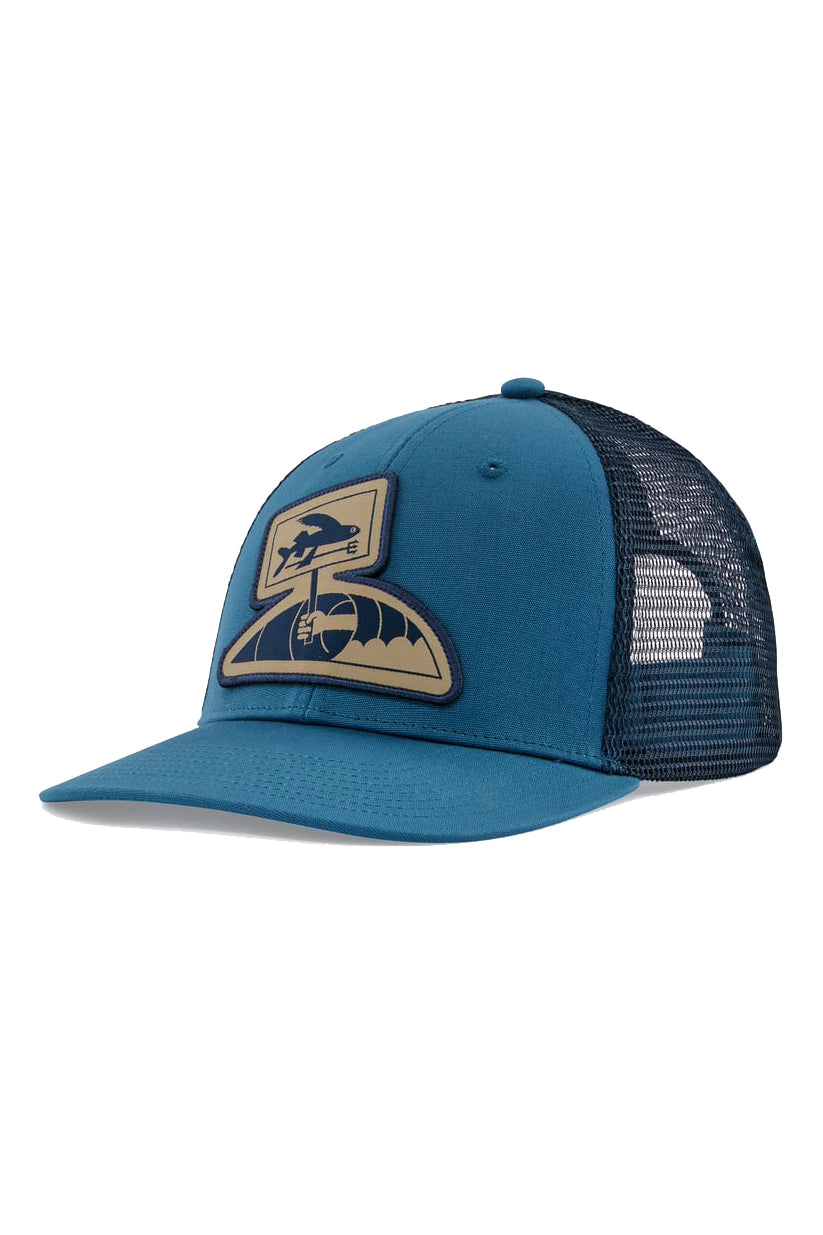 Patagonia Flying Fish Lopro Trucker Hat Flying Fish Protest