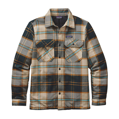 Patagonia Insulated Fjord Flannel Jacket - Sugar Pine: El Cap Khaki