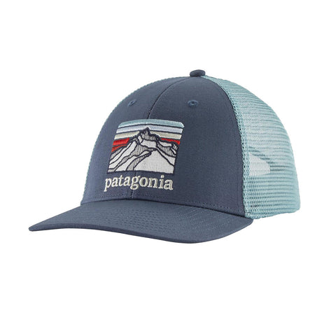 Patagonia Line Logo Ridge LoPro Trucker Hat - Dolomite Blue