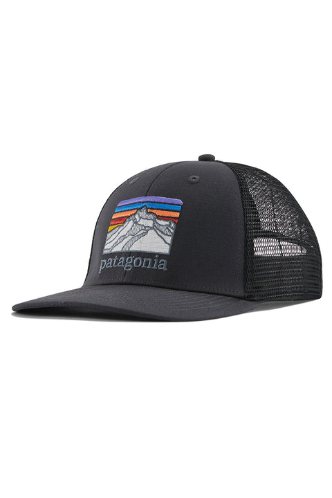 Patagonia Line Logo Ridge LoPro Trucker Hat - Ink Black