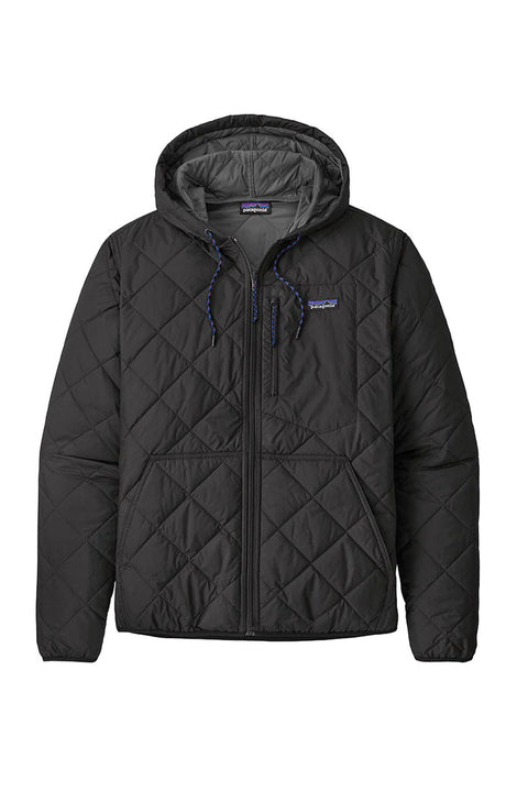 Patagonia Men's Diamond Quilted Bomber Hoody - Black