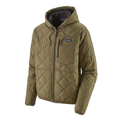 Patagonia Men's Diamond Quilted Bomber Hoody - Sage Khaki