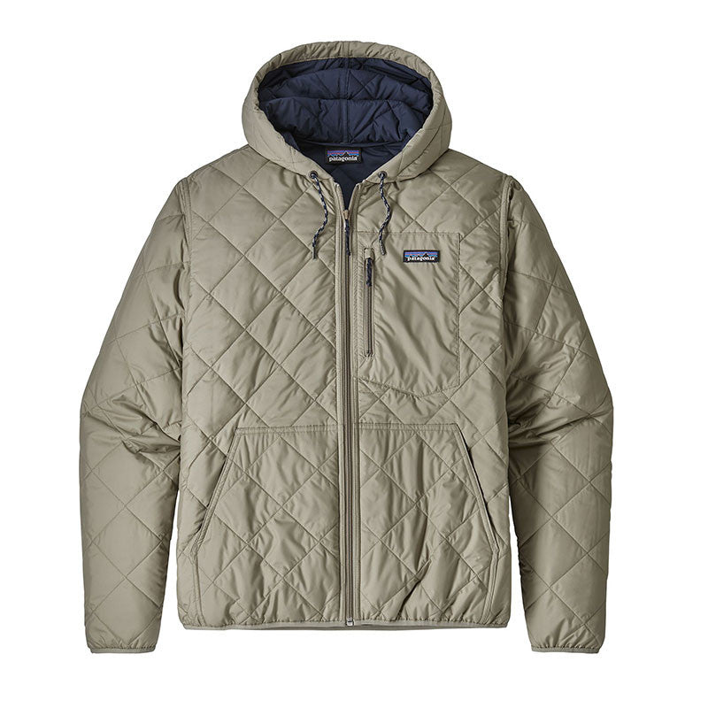 Patagonia men's diamond quilted bomber hoody sediment cheap