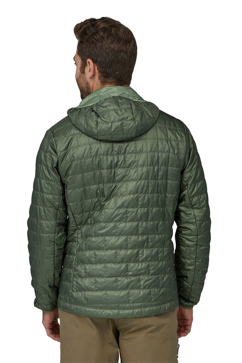 Patagonia Men's Nano Puff Hoody - Hemlock Green - Bacck