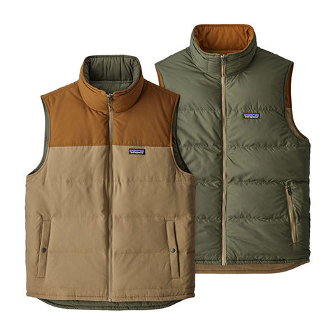 Patagonia Reversible Bivy Down Vest - Mojave Khaki