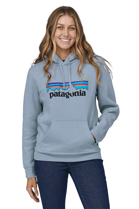 Patagonia P-6 Logo Uprisal Hoody - Steam Blue