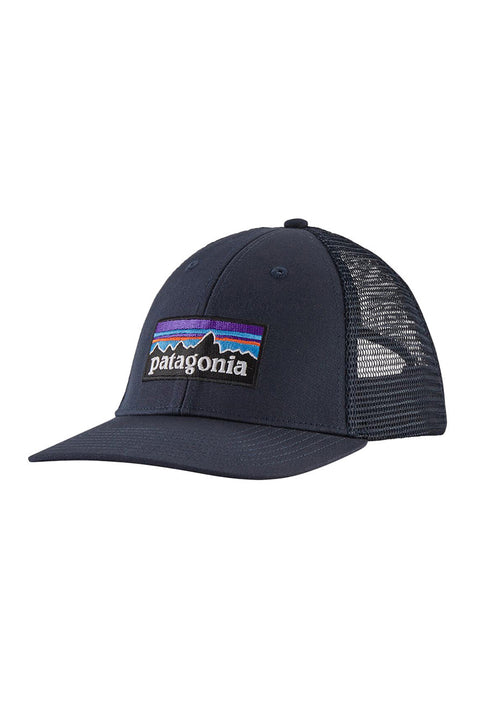 Patagonia P-6 Logo LoPro Trucker Hat - Navy Blue