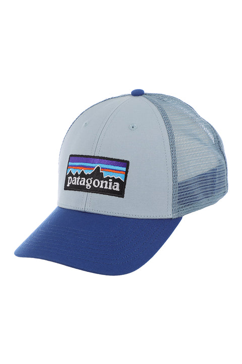 Patagonia P-6 Logo LoPro Trucker Hat - Steam Blue