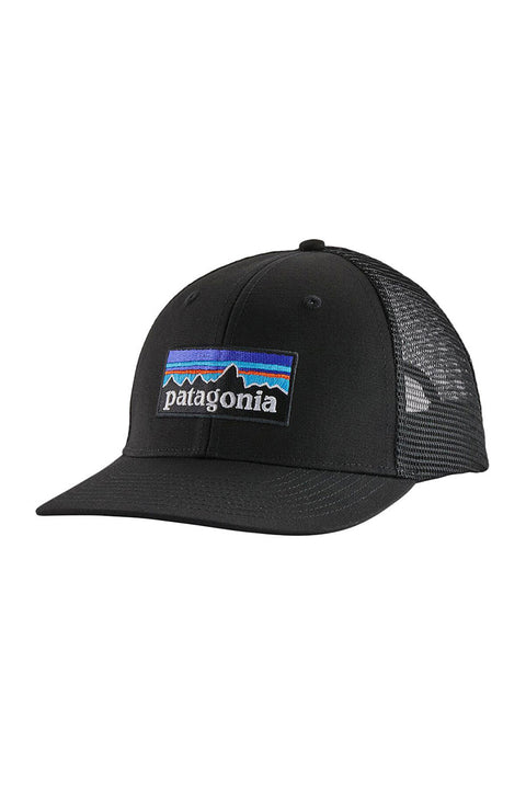 Patagonia P-6 Logo Trucker Hat - Black