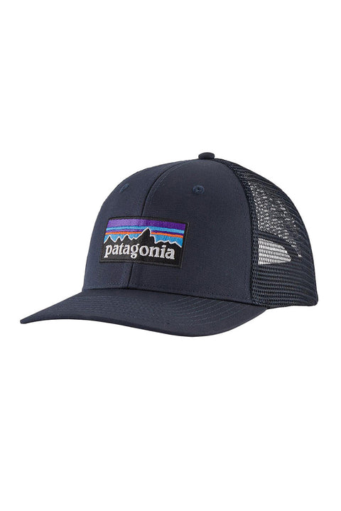 Patagonia P-6 Logo Trucker Hat - Navy Blue