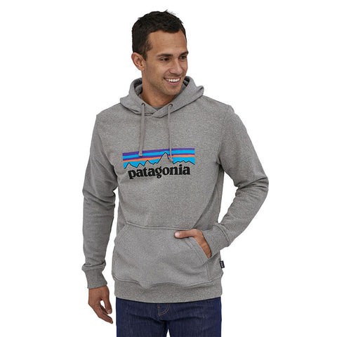 Patagonia Men's P-6 Logo Uprisal Hoody - Gravel Heather