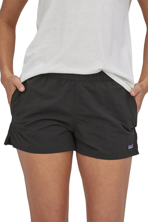 Patagonia Women's Barely Baggies Shorts 2 1/2" - Black - Front