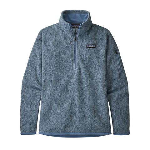 Patagonia Women's Better Sweater 1/4 Zip Fleece - Berlin Blue