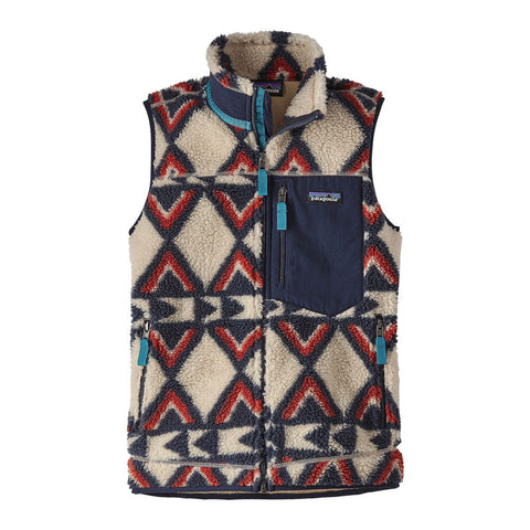 Patagonia Women's Classic Retro-X Vest - Brass Hawk / Smolder Blue