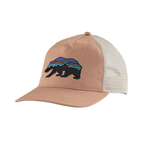 Patagonia Women's Fitz Roy Bear Layback Trucker Hat - Scotch Pink