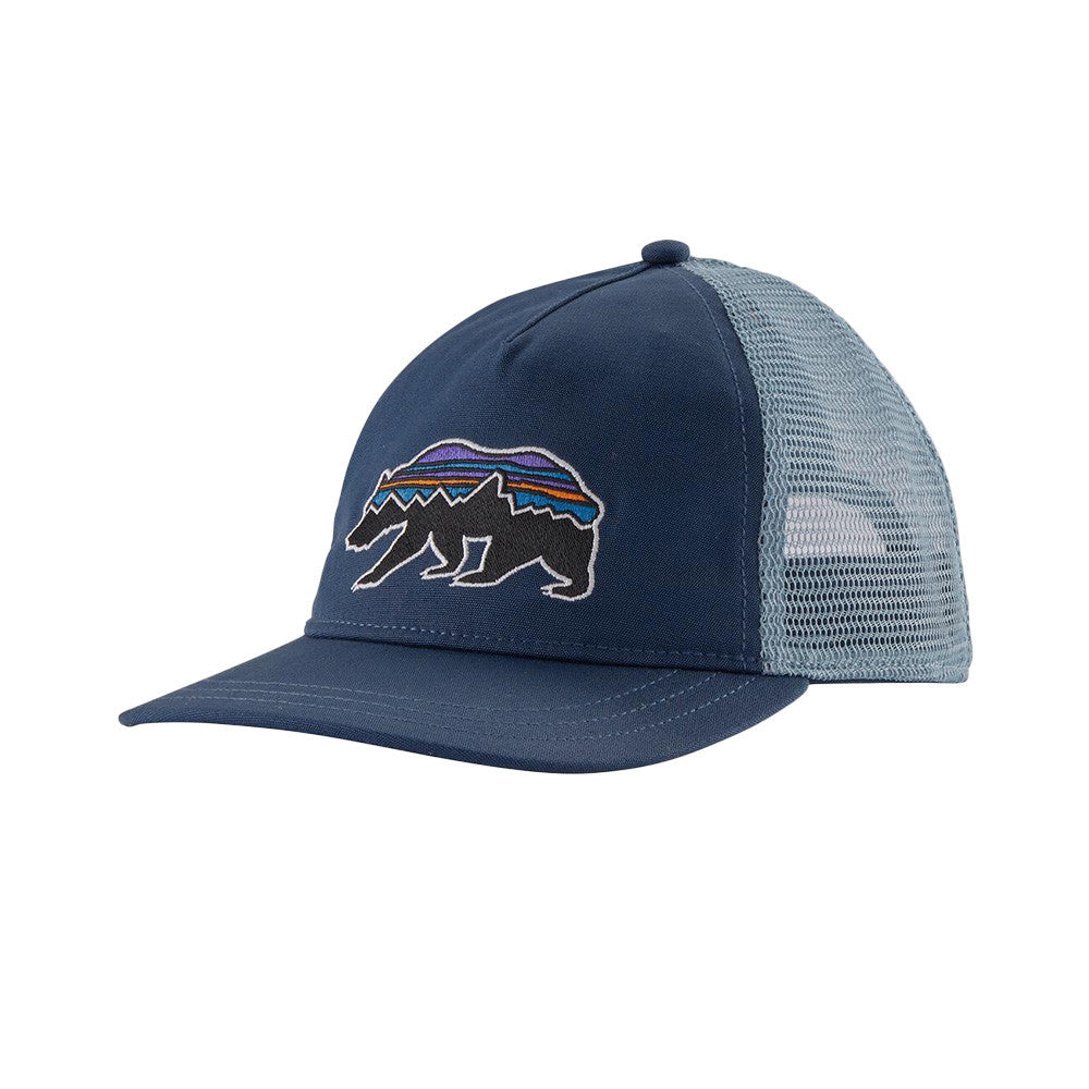 Patagonia Women's Fitz Roy Bear Layback Trucker Hat Stone Blue