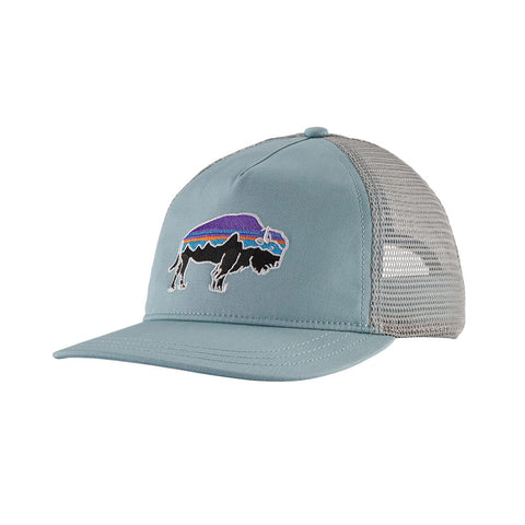 Patagonia Women's Fitz Roy Bison Layback Trucker Hat - Big Sky Blue 2020