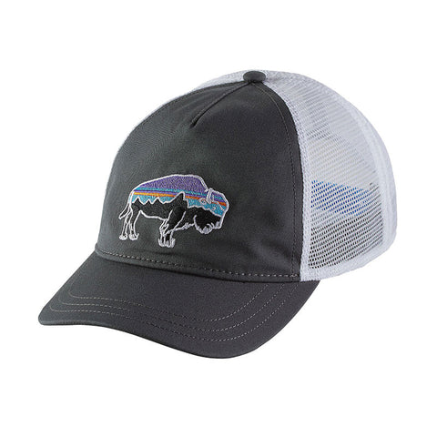 Patagonia Women's Fitz Roy Bison Layback Trucker Hat - Forge Grey