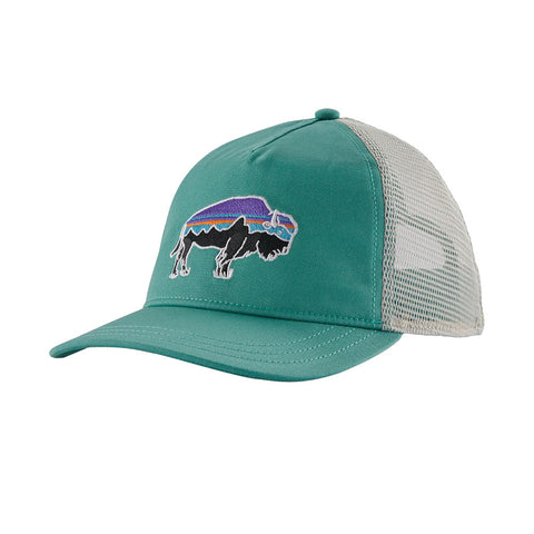 Patagonia Women's Fitz Roy Bison Layback Trucker Hat - Light Beryl Green