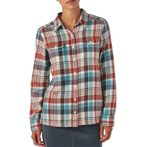 Patagonia Women's Fjord Flannel - Toasted White