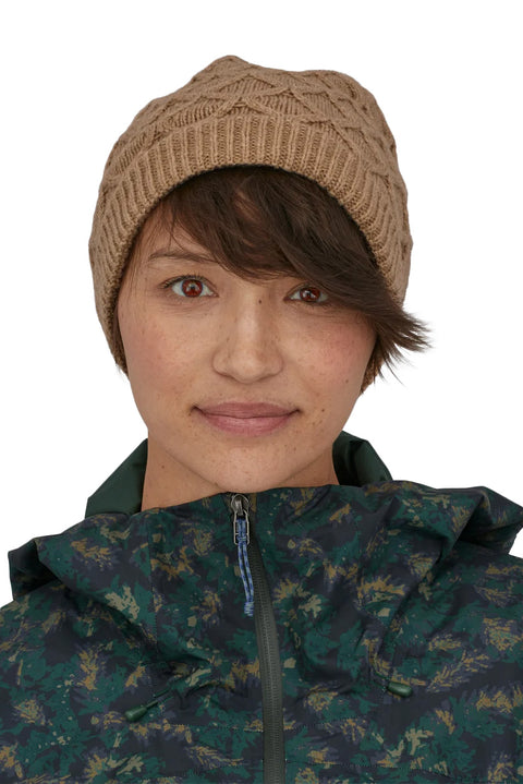Patagonia Women's Honeycomb Knit Beanie - Dark Camel