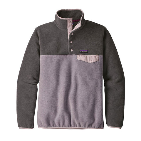 Patagonia Women's Lightweight Synchilla Snap-T Pullover Fleece - Smokey Violet