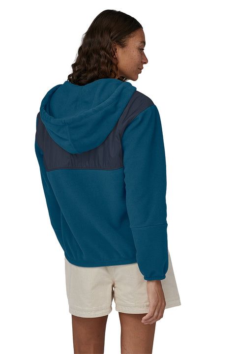 Patagonia Women's Microdini Hoody - Tidepool Blue - Back