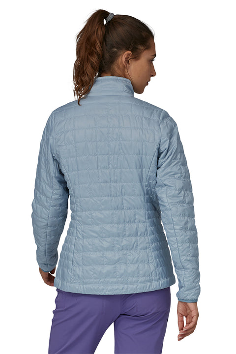 Patagonia Women's Nano Puff Jacket - Steam Blue - Back