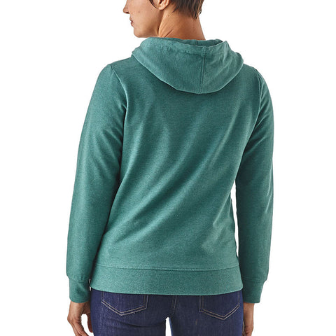 Patagonia Women's Pastel P-6 Label Ahnya Full Zip Hoody - Tasmanian Teal