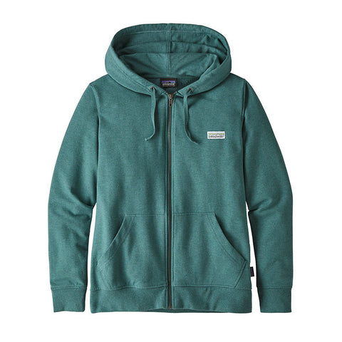 Patagonia Women's Pastel P-6 Label Ahnya Full Zip Hoody - Tasmanian Teal