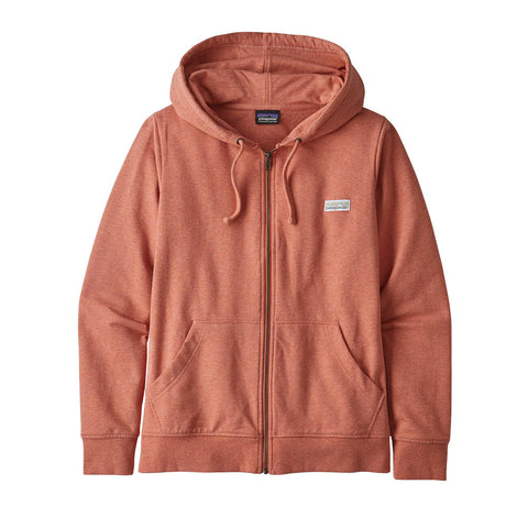 Patagonia Women's Pastel P-6 Label Ahnya Full Zip Hoody - Mellow Melon