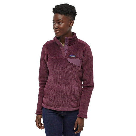Patagonia Women's Re-Tool Snap-T Pullover Fleece - Deep Plum / Light Balsamic X-Dye