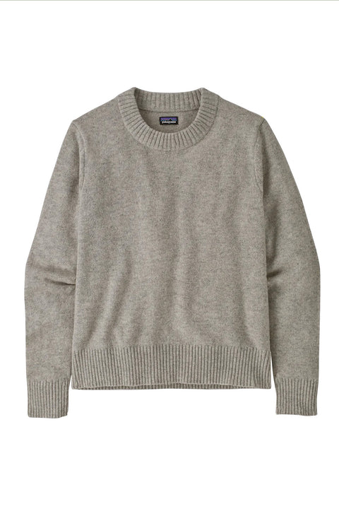 Patagonia Women's Recycled Wool Crewneck Sweater - Salt Grey