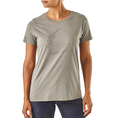 Patagonia Women's Stronger As One Organic Cotton T-shirt - Feather Grey