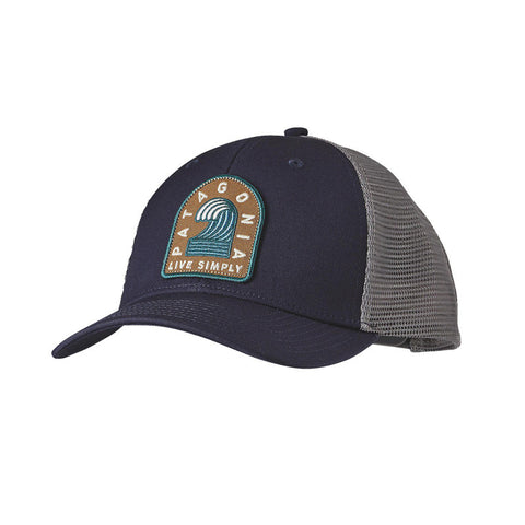 Patagonia Live Simply Breaker Badge Trucker Hat - Navy Blue