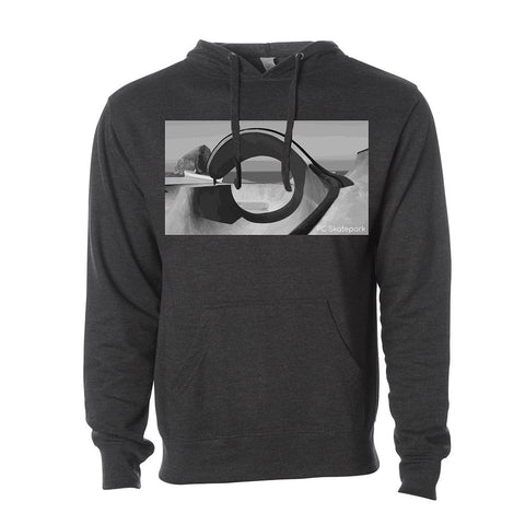Pacific City Skatepark Hoody - Charcoal Heather