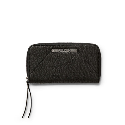 Volcom Pinky Swear Zip Wallet - Black