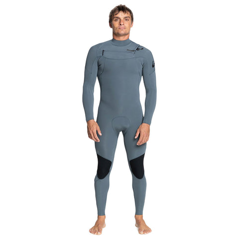 Quiksilver Everyday Sessions 3/2mm Chest Zip Wetsuit - Quiet Shade