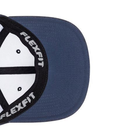 Quiksilver Amphibs Stretch Flexfit Hat - Navy Blazer Heather