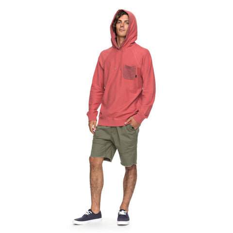 Quiksilver Baao Hooded Sweatshirt - Mineral Red