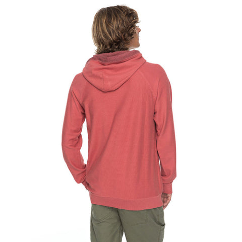 Quiksilver Baao Hooded Sweatshirt - Mineral Red