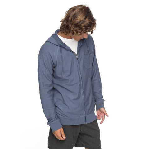 Quiksilver Baao Zip-Up Hoodie - Vintage Indigo