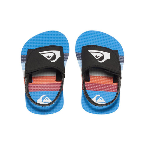 Quiksilver Baby Molokai Layback Sandals - Blue / Black / Red