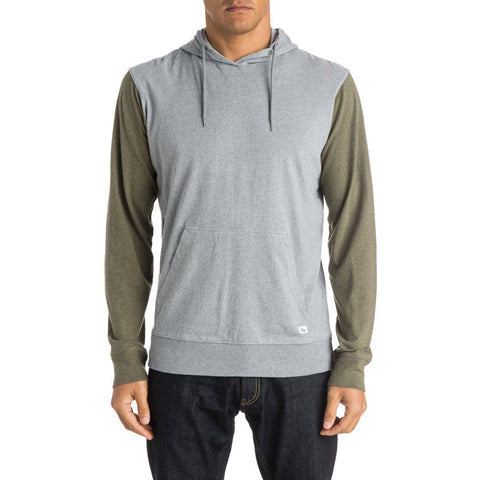 Quiksilver Baysic Hoodie - Medium Grey Heather