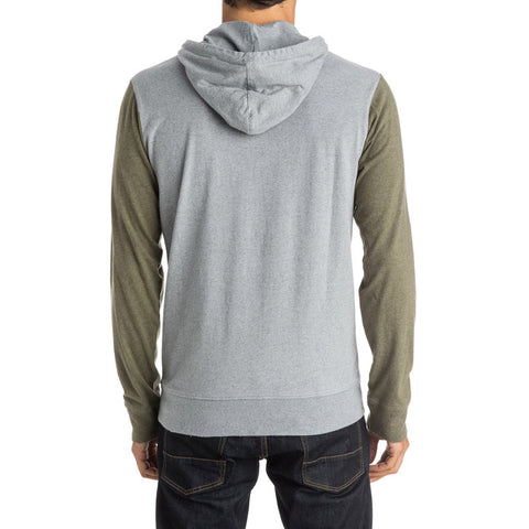 Quiksilver Baysic Hoodie - Medium Grey Heather
