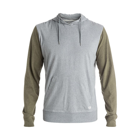 Quiksilver Baysic Hoodie - Medium Grey Heather