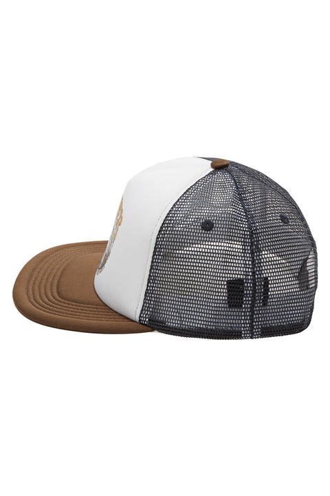 Quiksilver Boy's 8-16 Tailgater Trucker Hat - White - Side