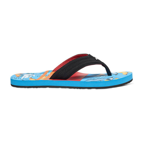 Quiksilver Boys Basis Sandals - Black / Red / Blue