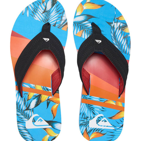 Quiksilver Boys Basis Sandals - Black / Red / Blue