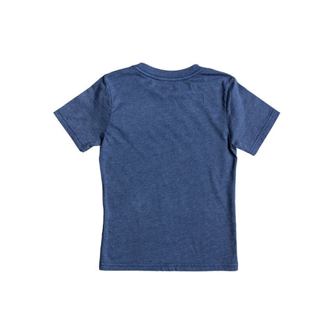 Quiksilver Boys Bear Shred Tee - Dark Denim Heather